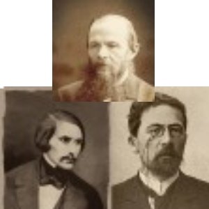 N. V. Gogol, A. P. Chekhov, F. M. Dostoyevsky