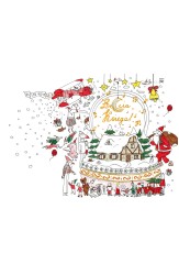 Set of cards for Christmas and New Year