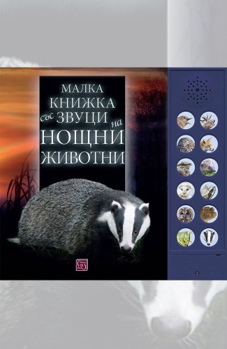 Малка книжка със звуци на нощни животни